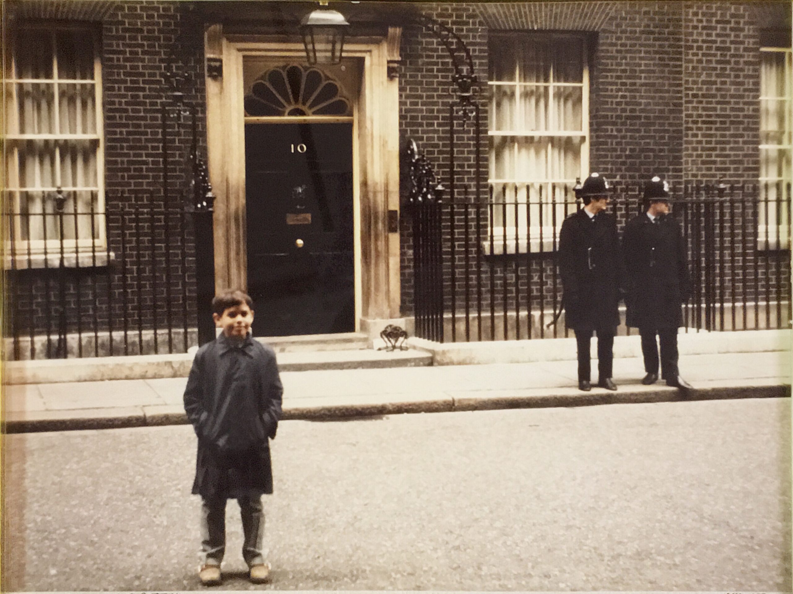 Tom in front of 10 Downing